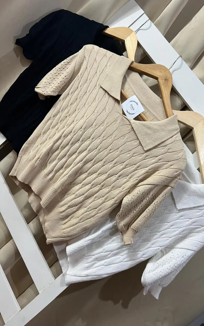 Camisa de hilo en 3 colores – Cocó Clothing